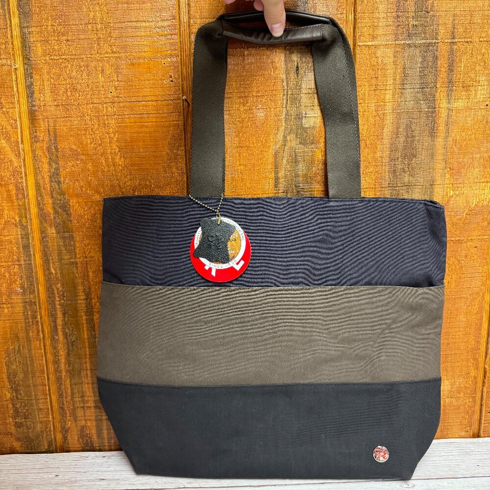 Token Waxed Nylon Junction Tote Bag